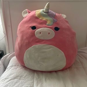 Pink unicorn squishmallow